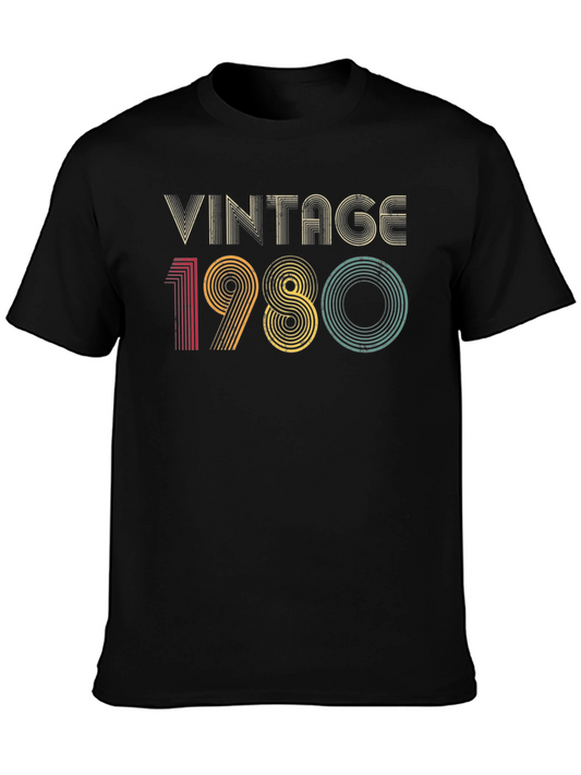 Vintage 1980 Graphic T-Shirt - Retro Style