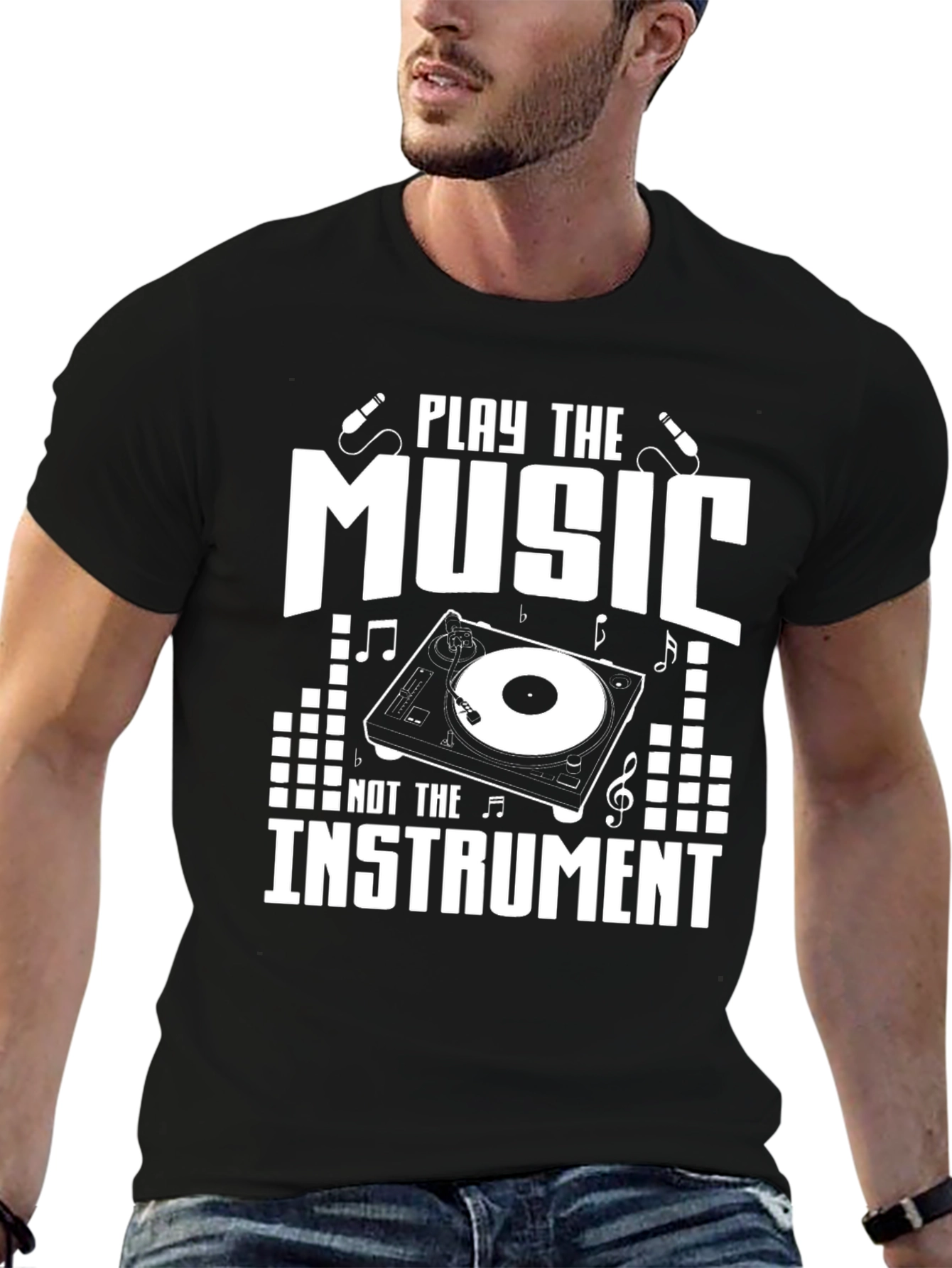 Play the Music Graphic T-Shirt