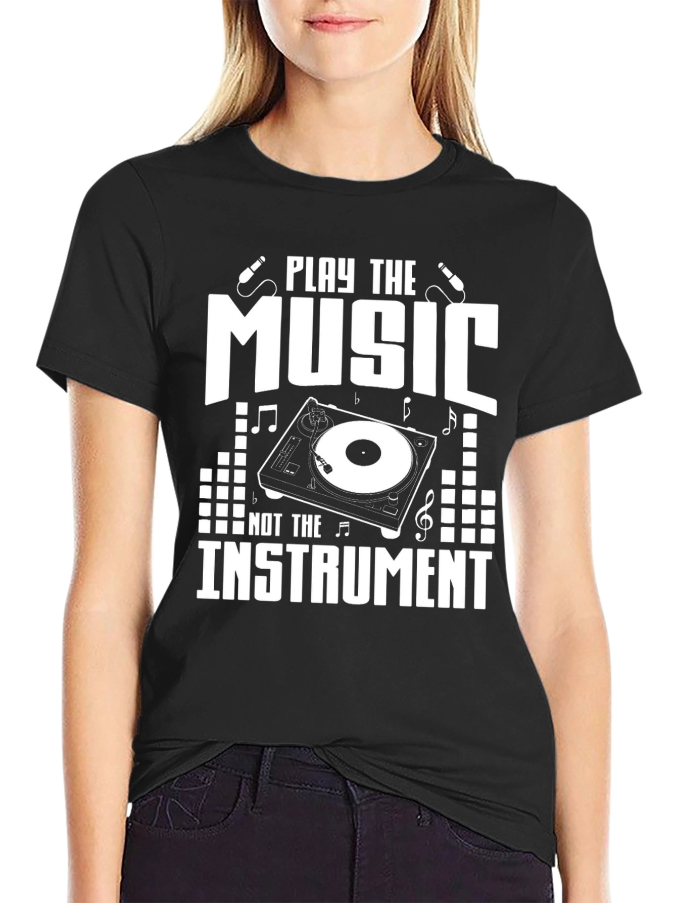 Play the Music Graphic T-Shirt