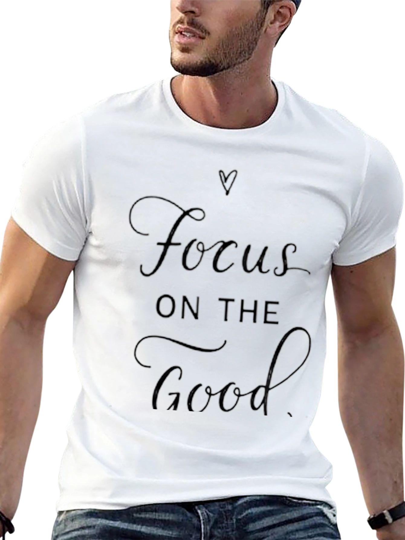 Focus on The Good Black T-Shirt