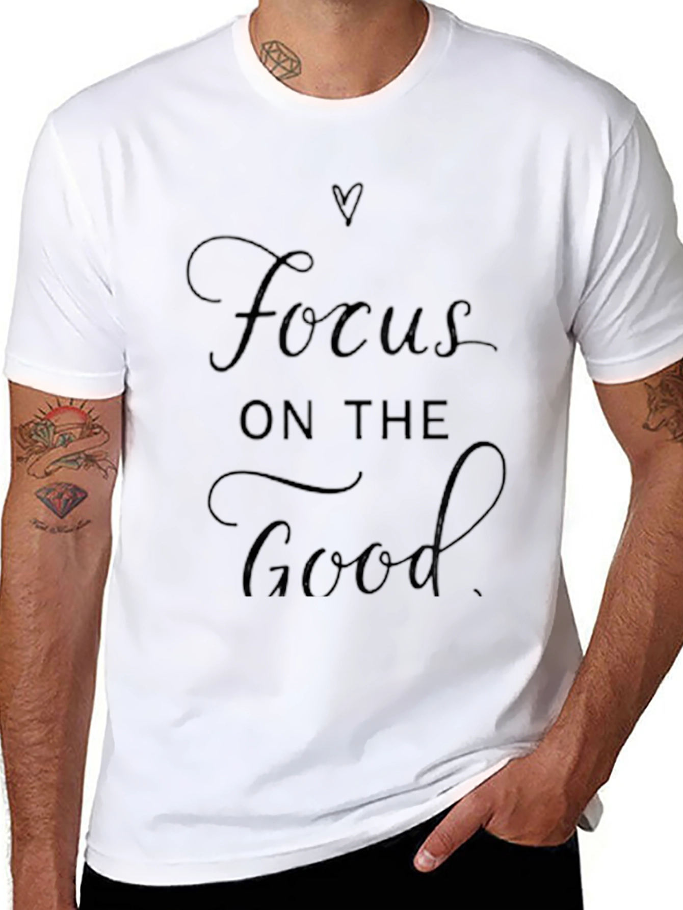 Focus on The Good Black T-Shirt