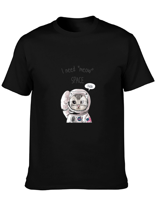 Astronaut Cat T-Shirt - Meow Space