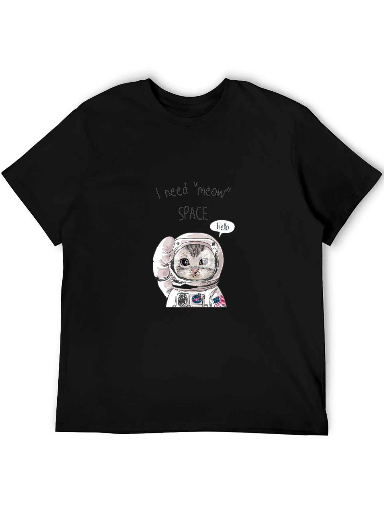 Astronaut Cat T-Shirt - Meow Space
