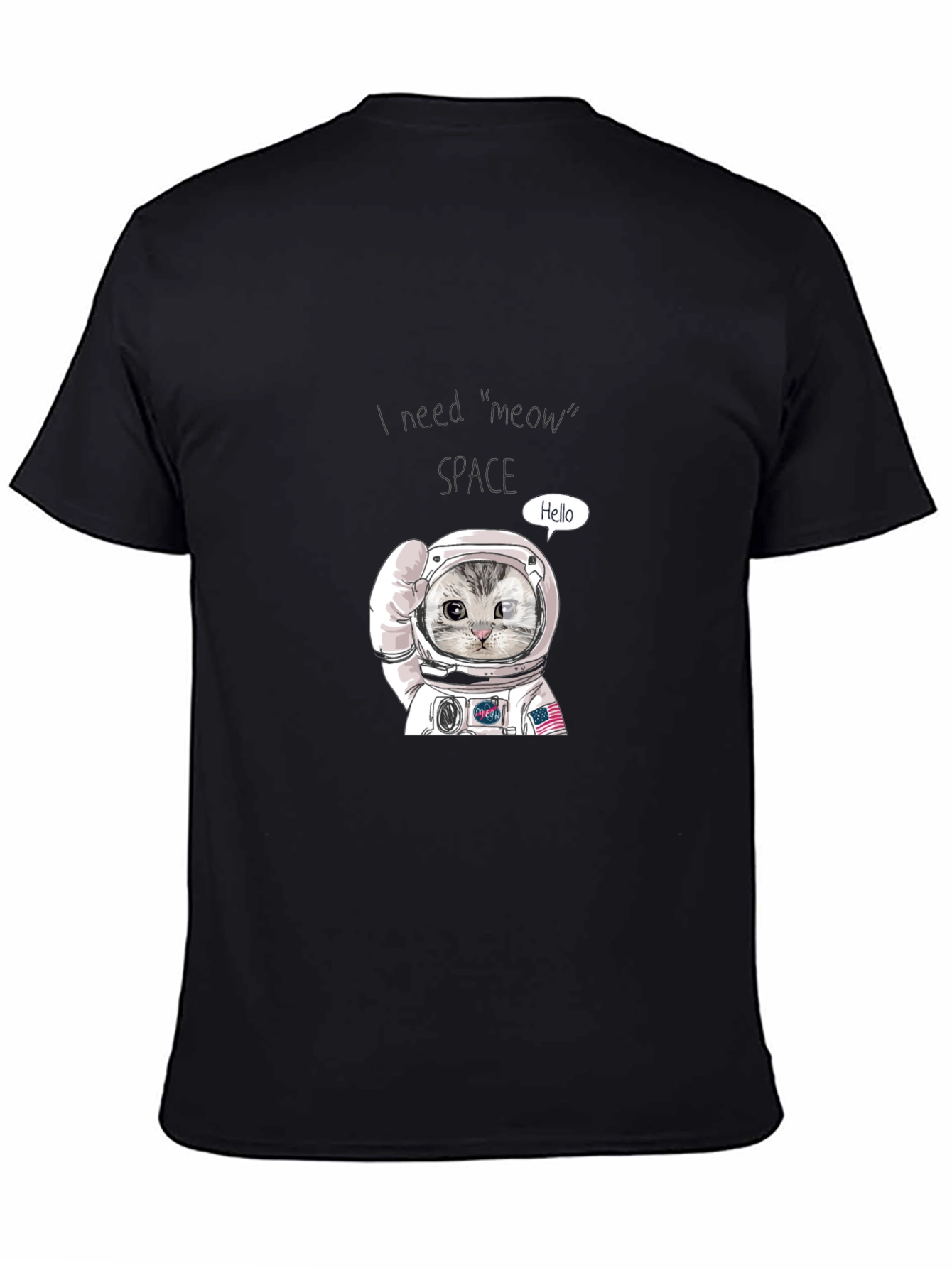 Astronaut Cat T-Shirt - Meow Space