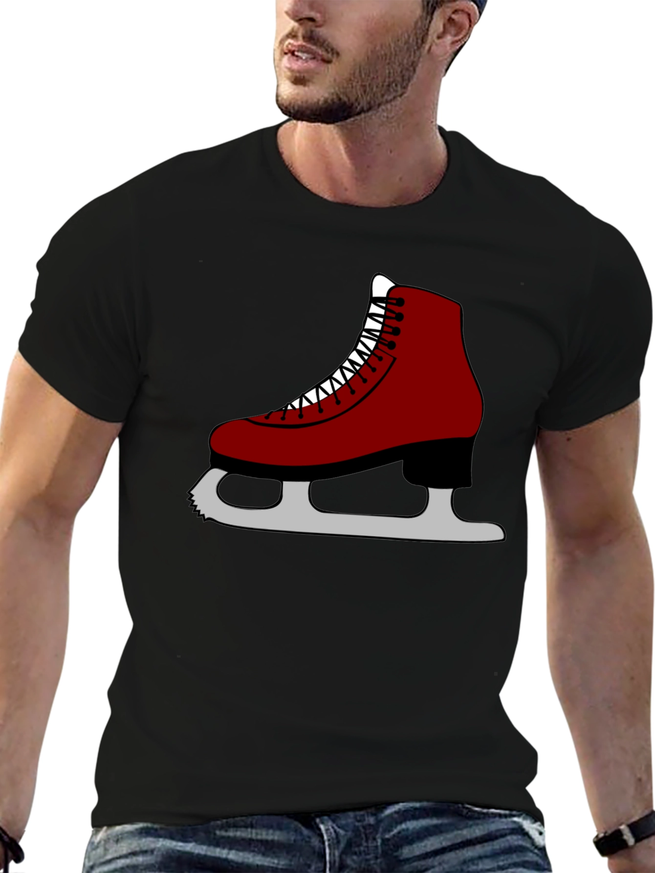 Skate Graphic T-Shirt Black Unisex