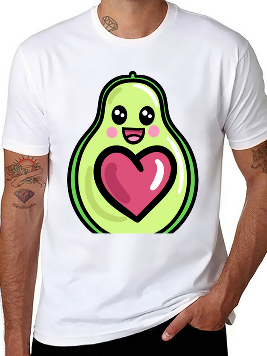 Avocado Heart T-Shirt - Cute Graphic Tee