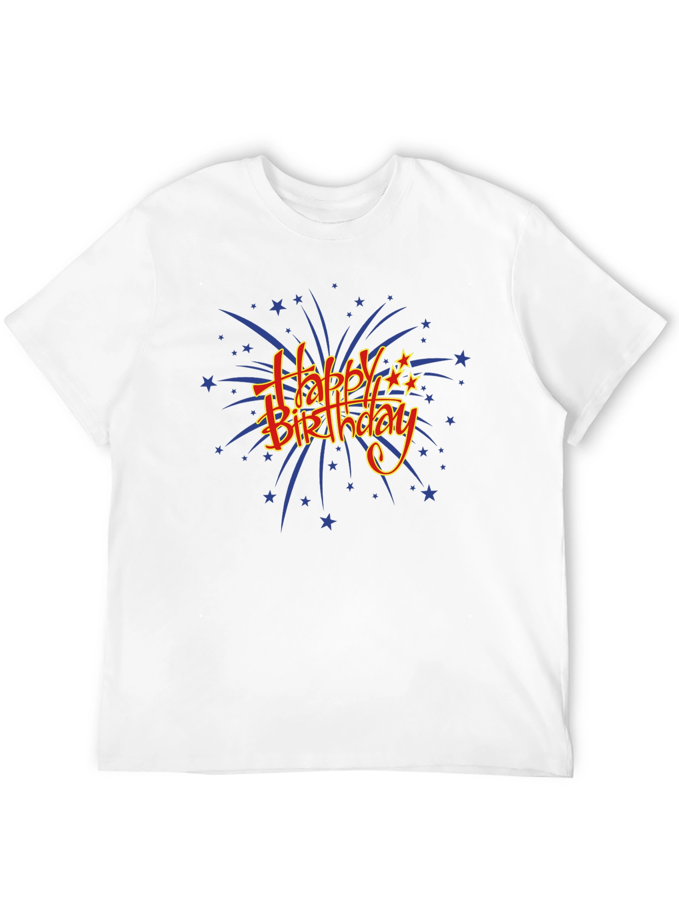 Happy Birthday Graphic T-Shirt - Black