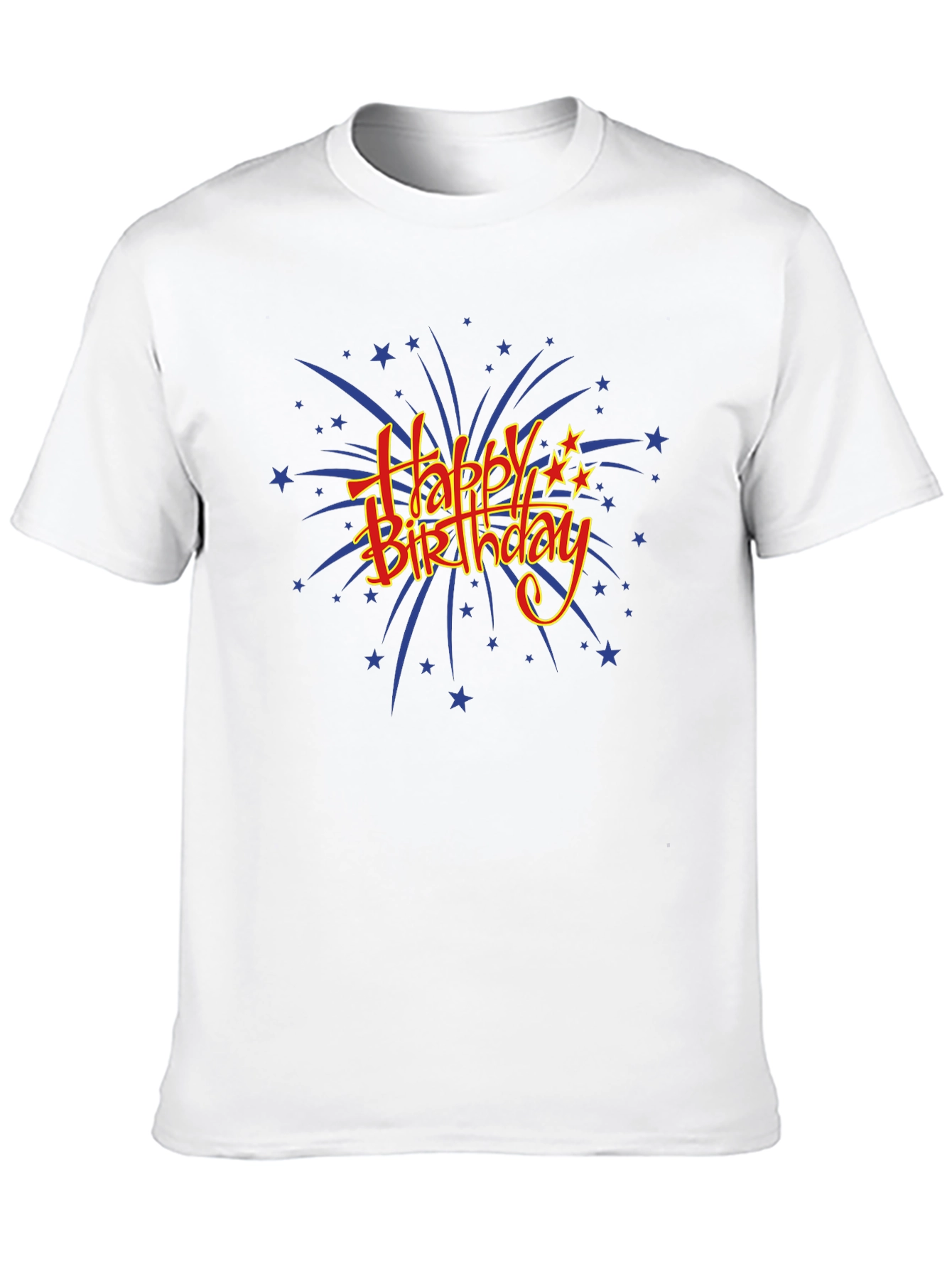 Happy Birthday Graphic T-Shirt - Black