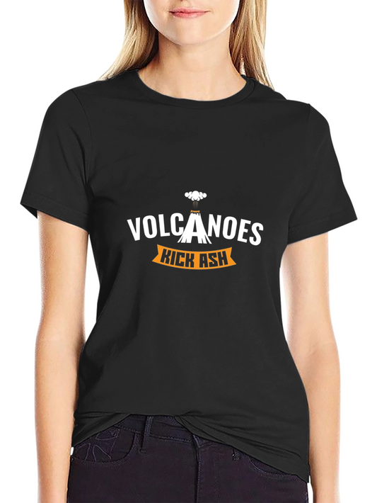 Volcanoes Kick Ash Graphic T-Shirt