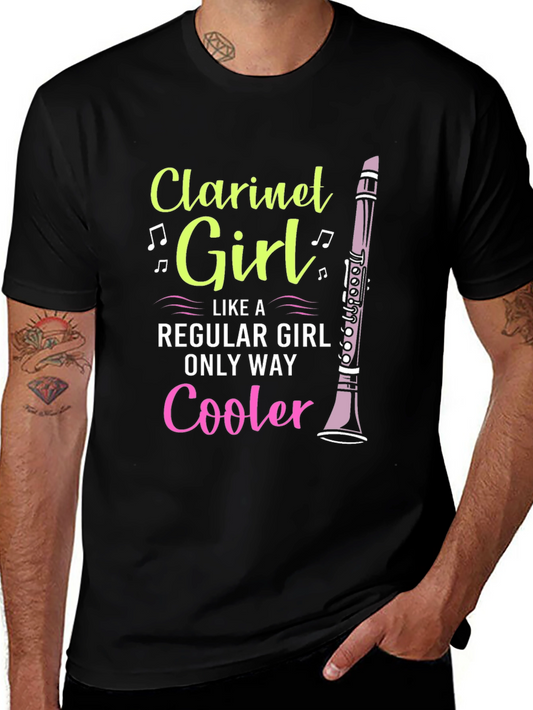 Clarinet Girl T-Shirt: Musicians Tee