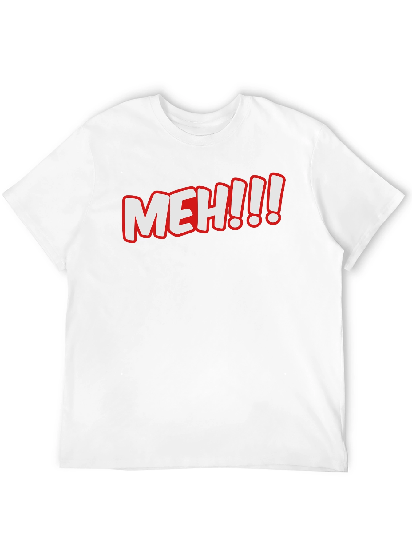 Meh! Graphic T-Shirt - Comfy Crew Neck Tee