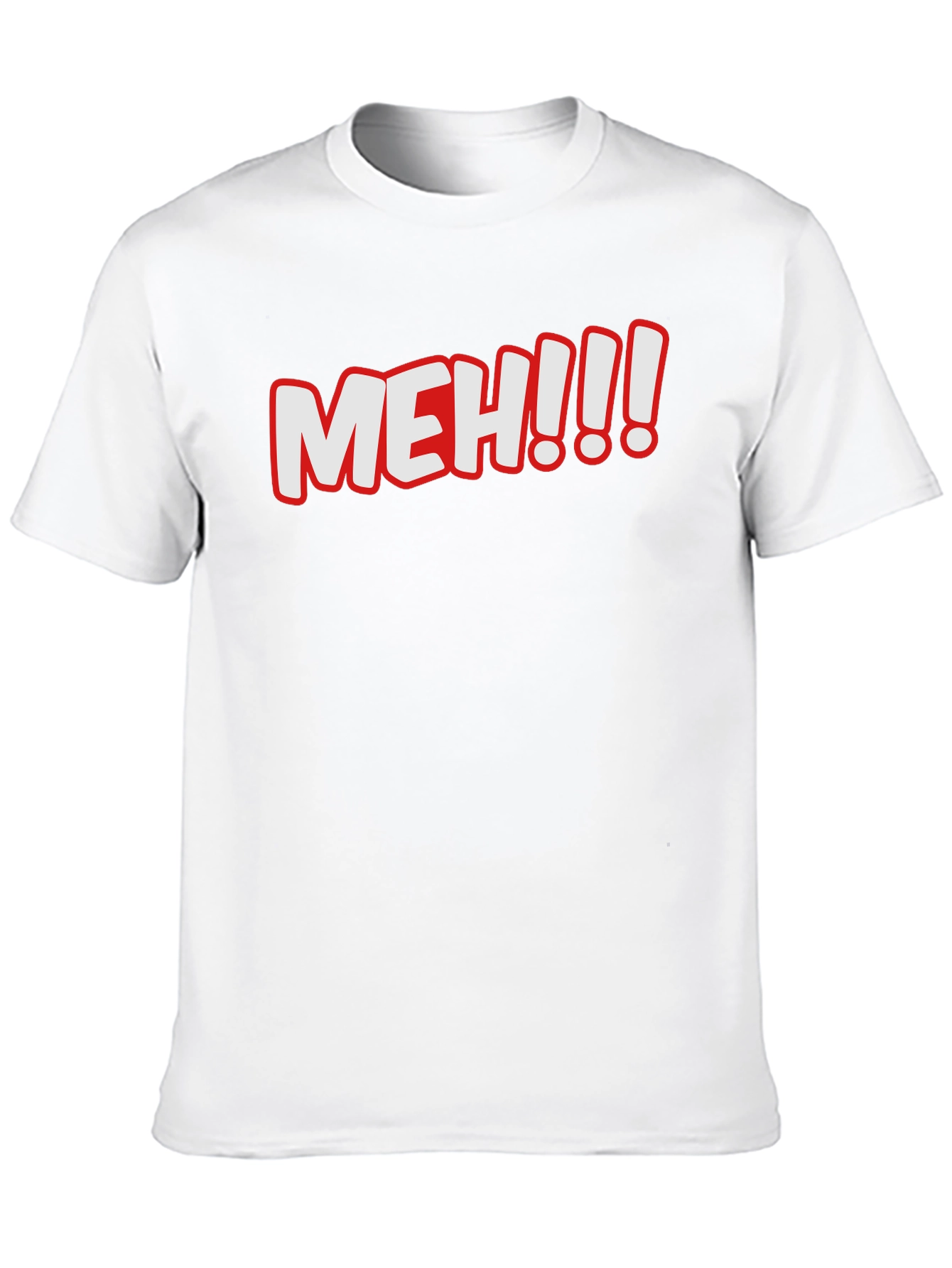 Meh! Graphic T-Shirt - Comfy Crew Neck Tee
