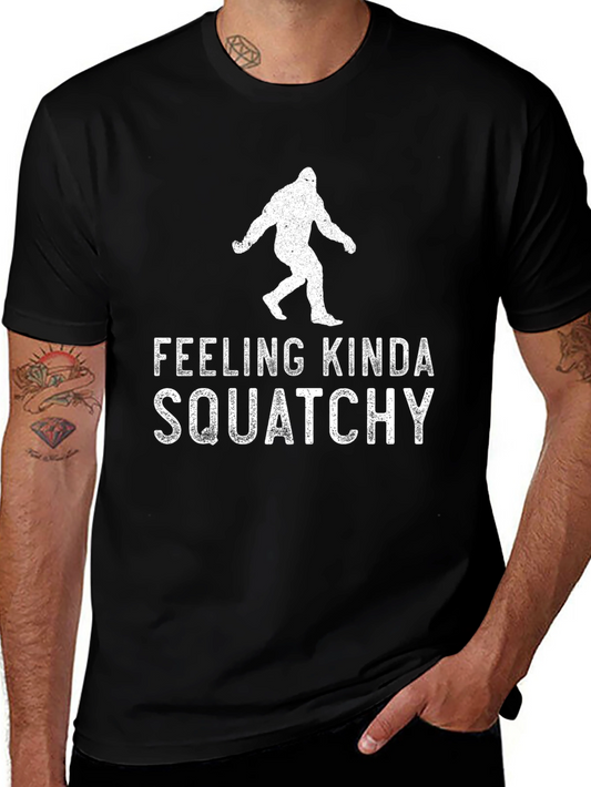 Feeling Kinda Squatchy Funny Bigfoot T-Shirt