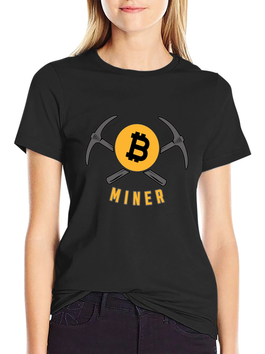 Bitcoin Miner T-Shirt - Crypto Enthusiast Tee