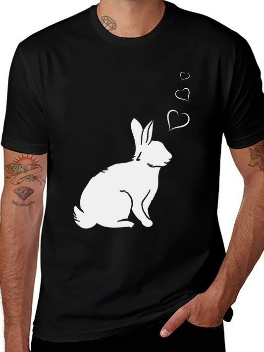 Rabbit Love T-Shirt - Cute Bunny Graphic Tee