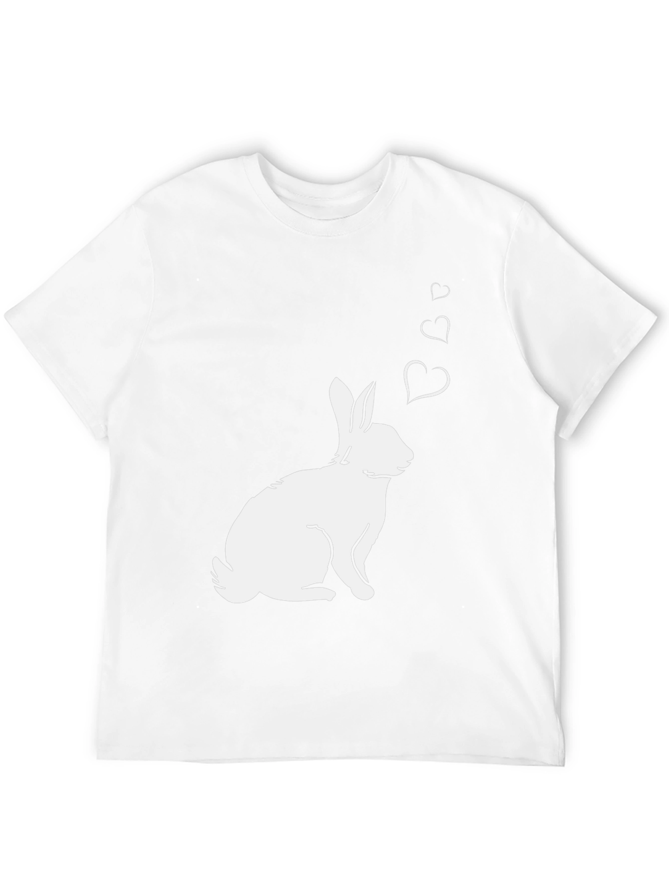 Rabbit Love T-Shirt - Cute Bunny Graphic Tee