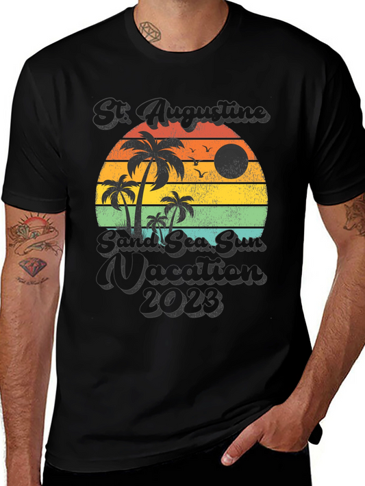 St. Augustine Sand Sun Vacation 2023 T-Shirt