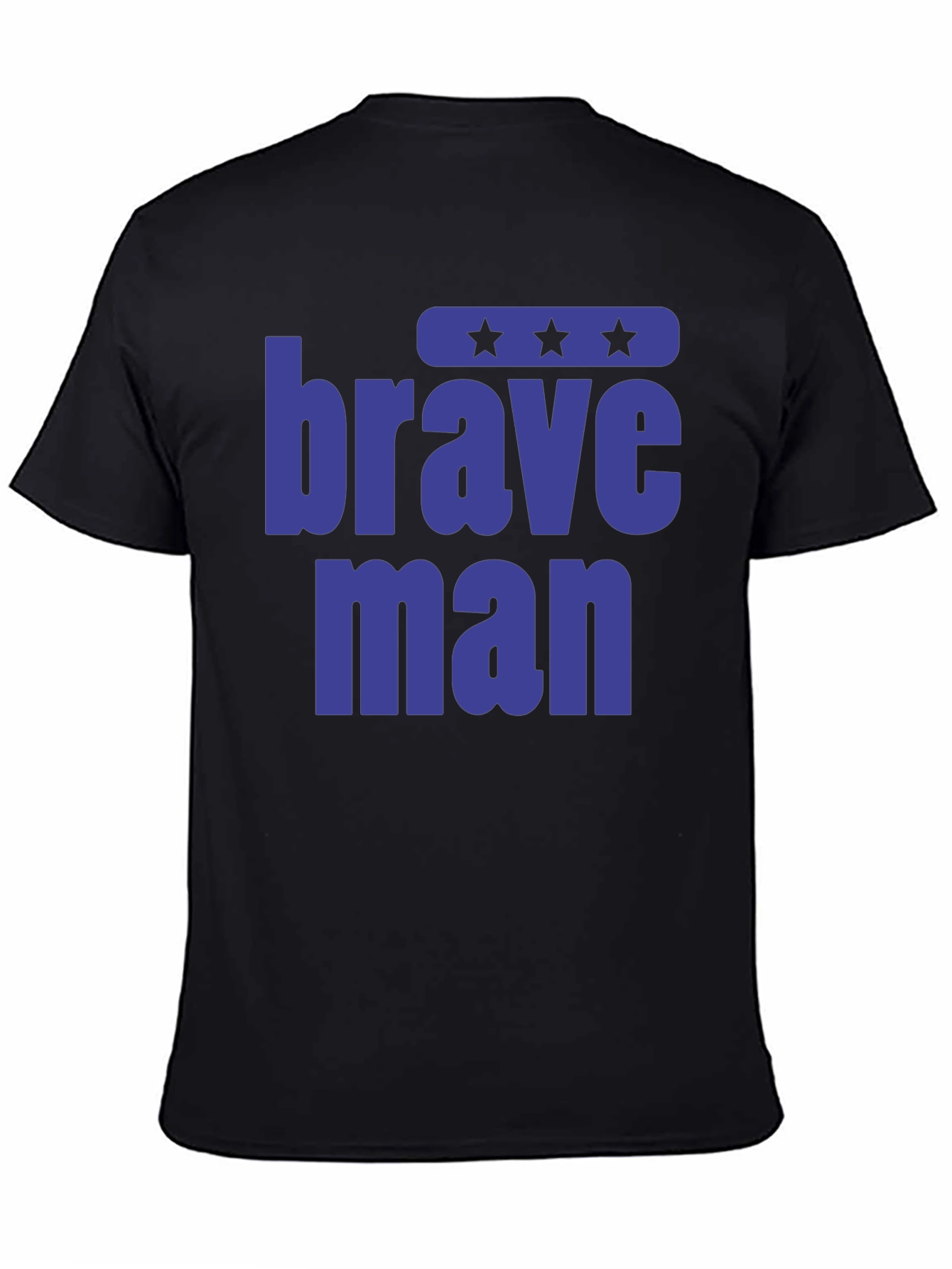 Brave Man Graphic Tee - Patriotic T-Shirt