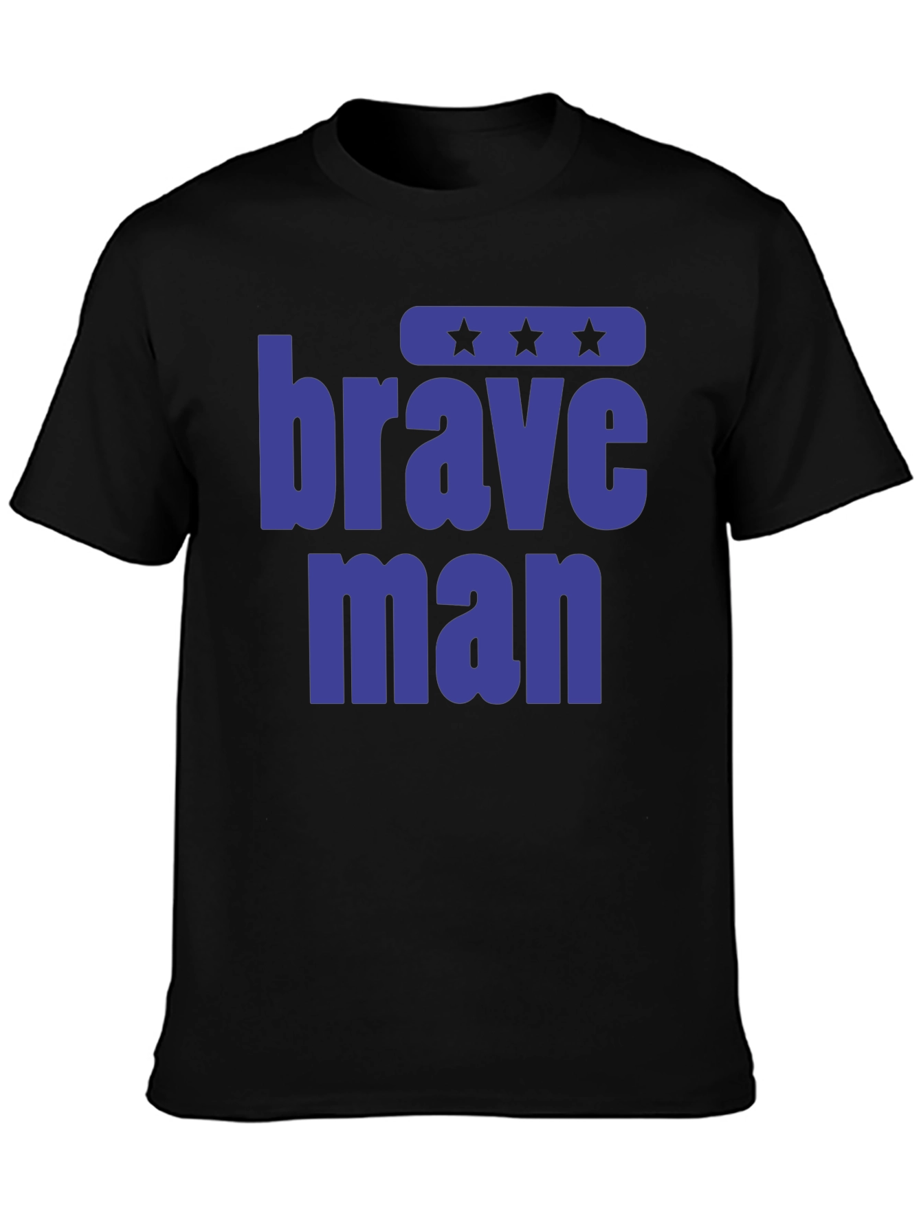 Brave Man Graphic Tee - Patriotic T-Shirt
