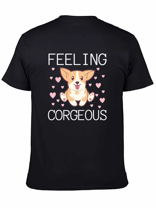 Feeling Corgeous Corgi Heart T-Shirt