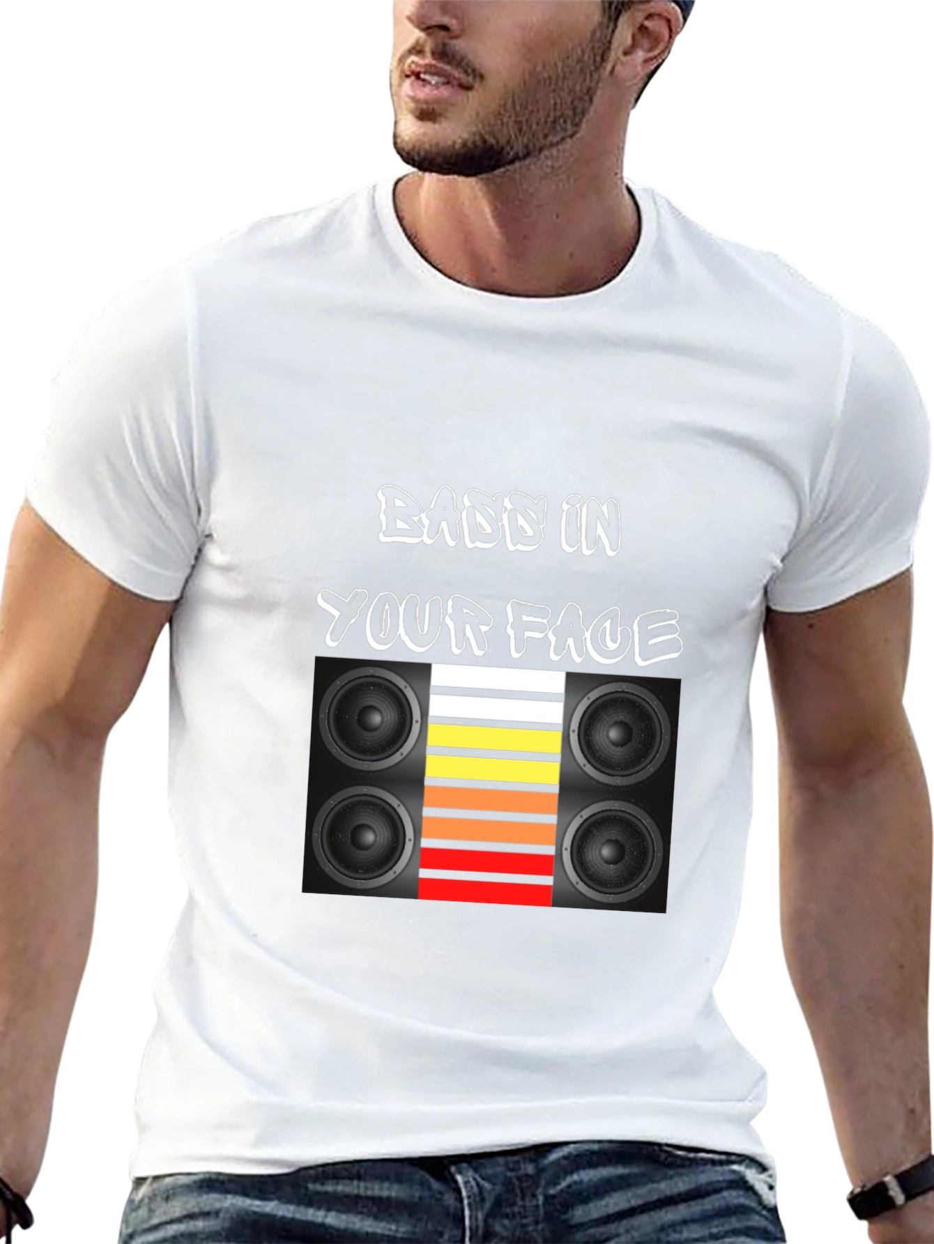 Bass In Your Face T-Shirt - Bold Graphic Tee