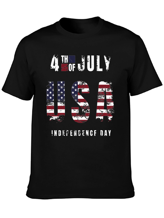 4th of July USA Independence Day Graphic Tee