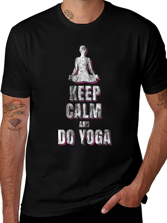 Keep Calm Yoga Graphic Tee