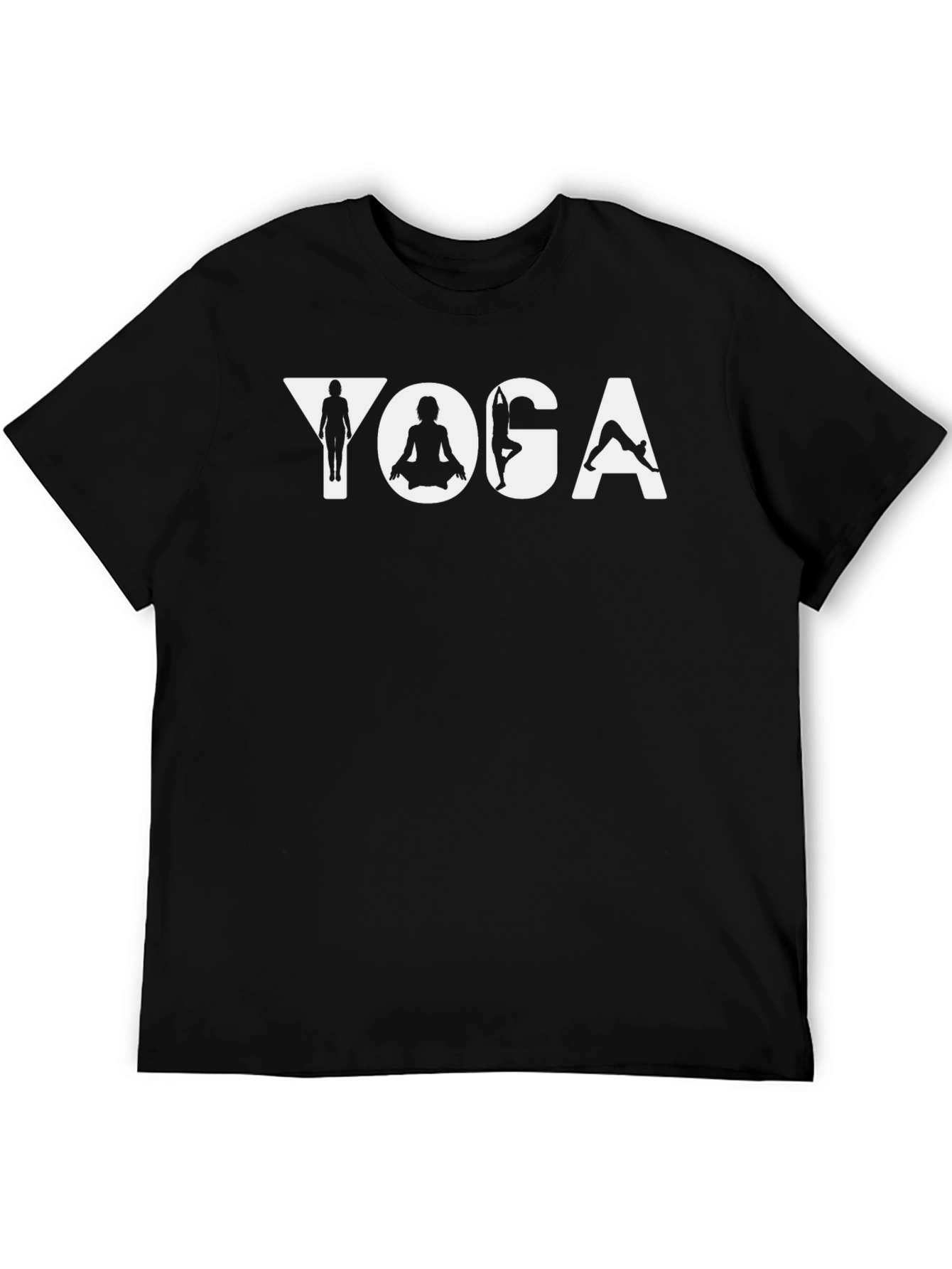 Yoga Graphic Tee - Mens Black T-Shirt
