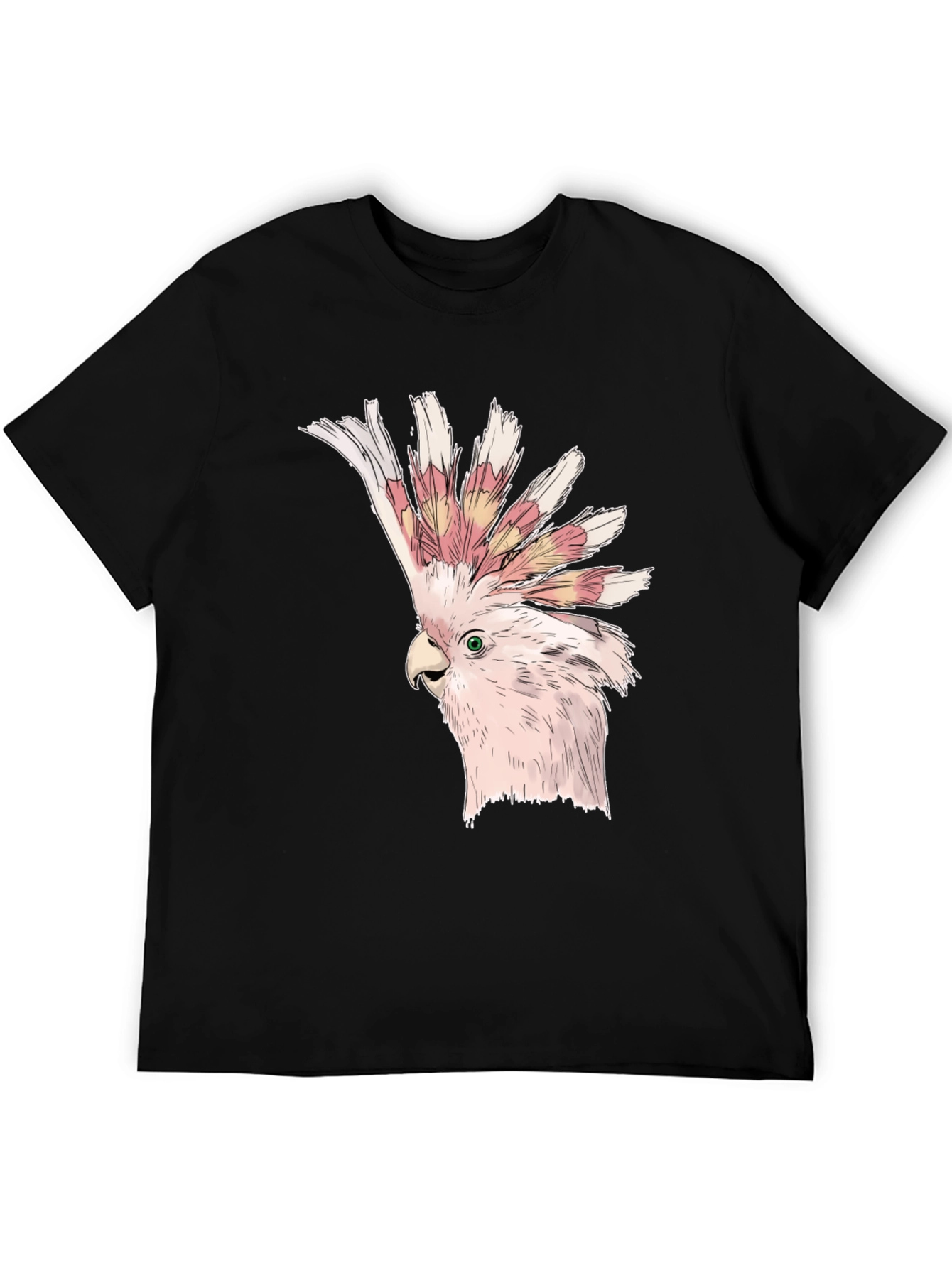 Cockatoo Graphic T-Shirt - Black