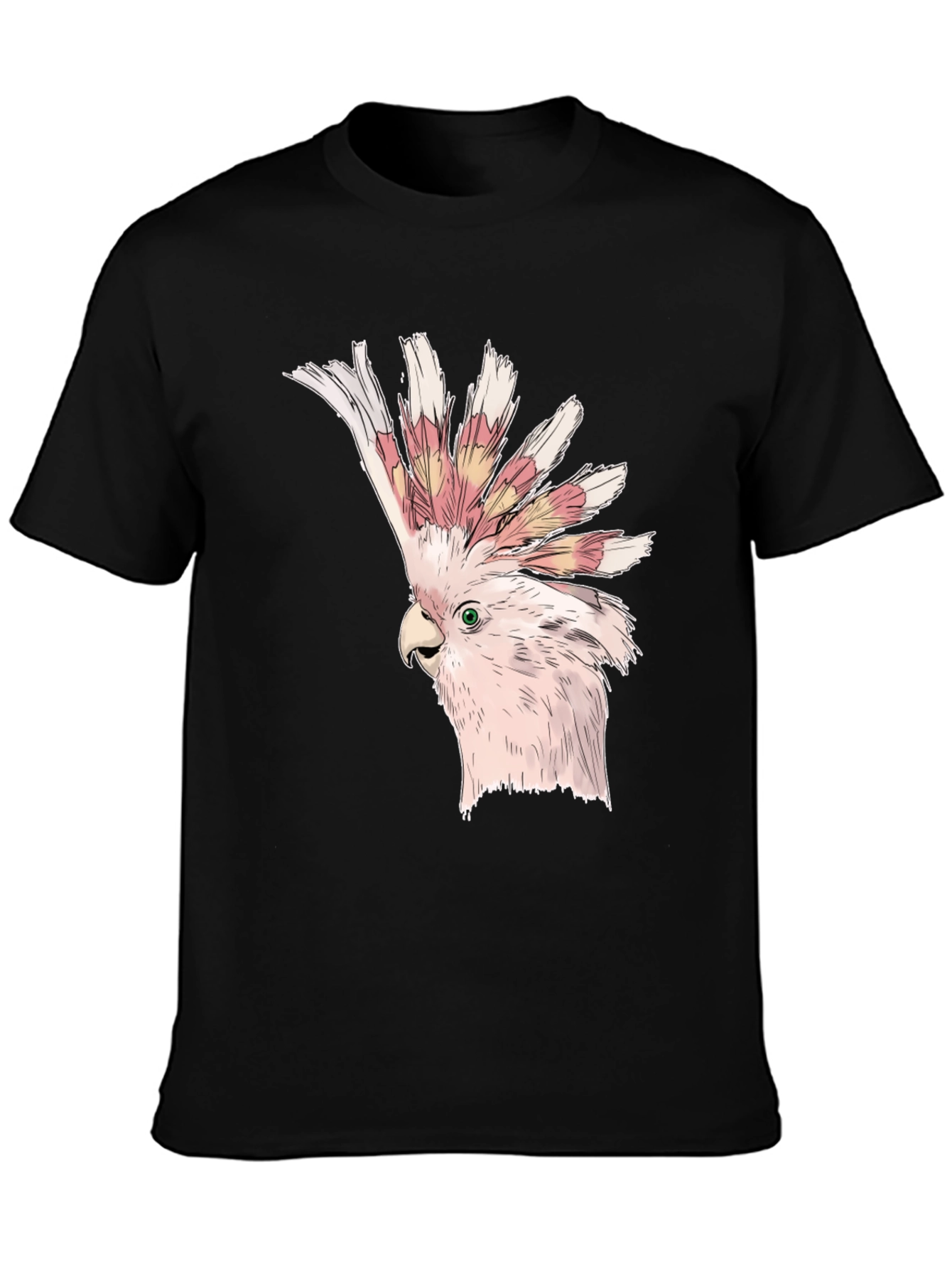 Cockatoo Graphic T-Shirt - Black