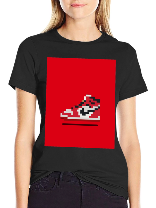 Pixel Sneaker Tee - Retro Gaming Style