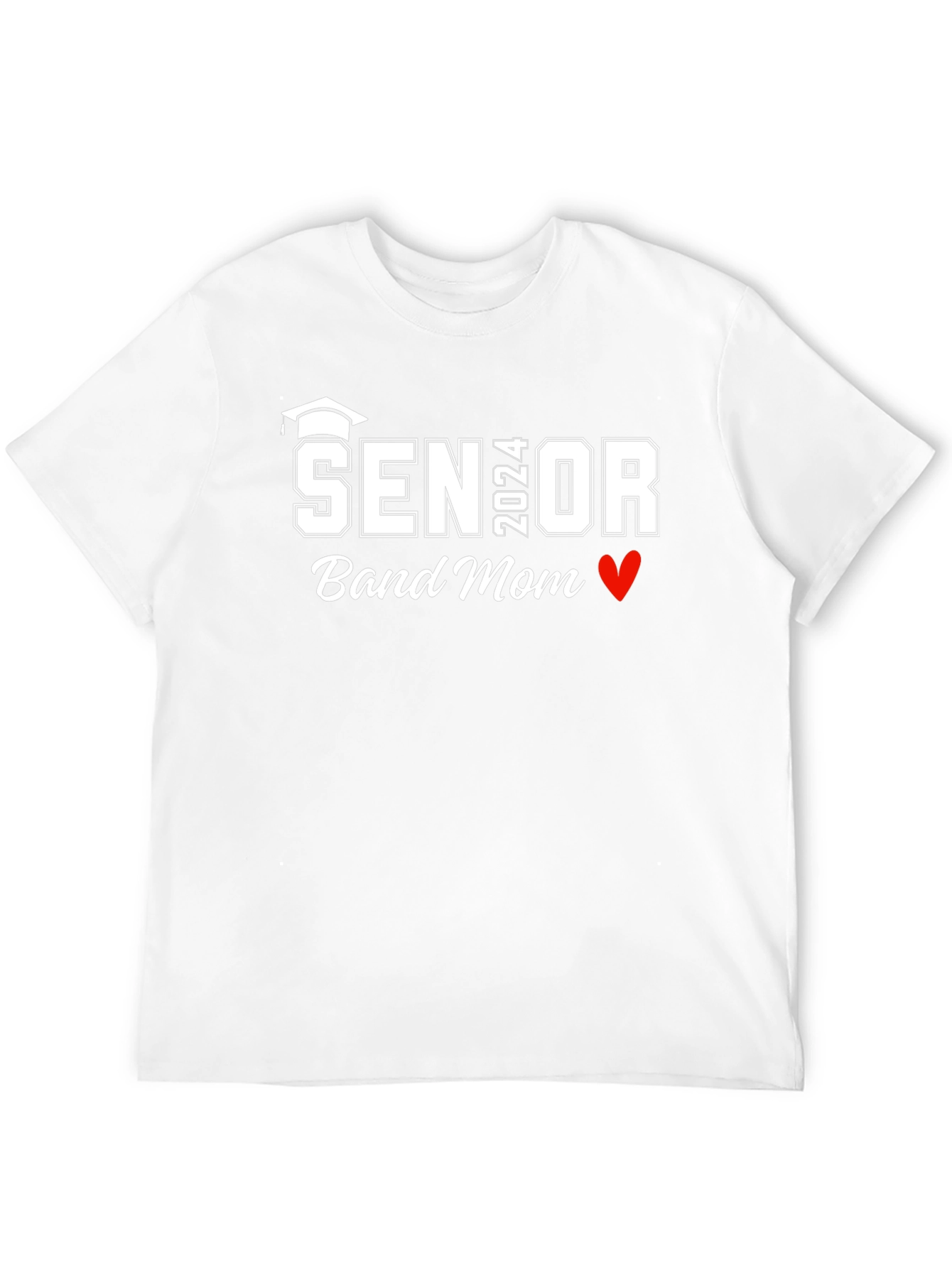 Senior 2024 Band Mom Graphic Tee