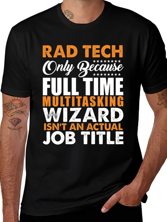 Rad Tech Funny Job Title T-Shirt