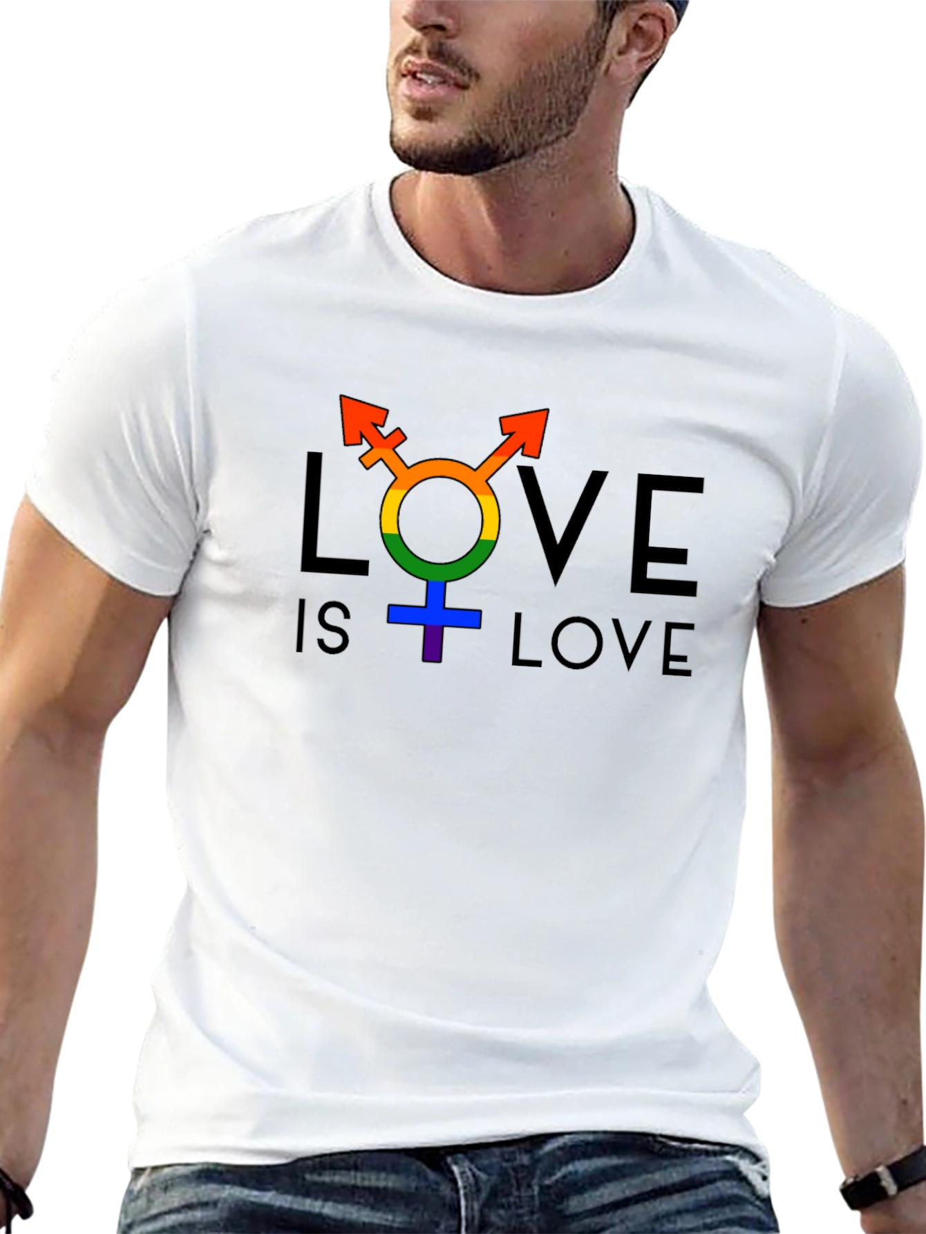 Love is Love LGBT Pride T-Shirt - Black