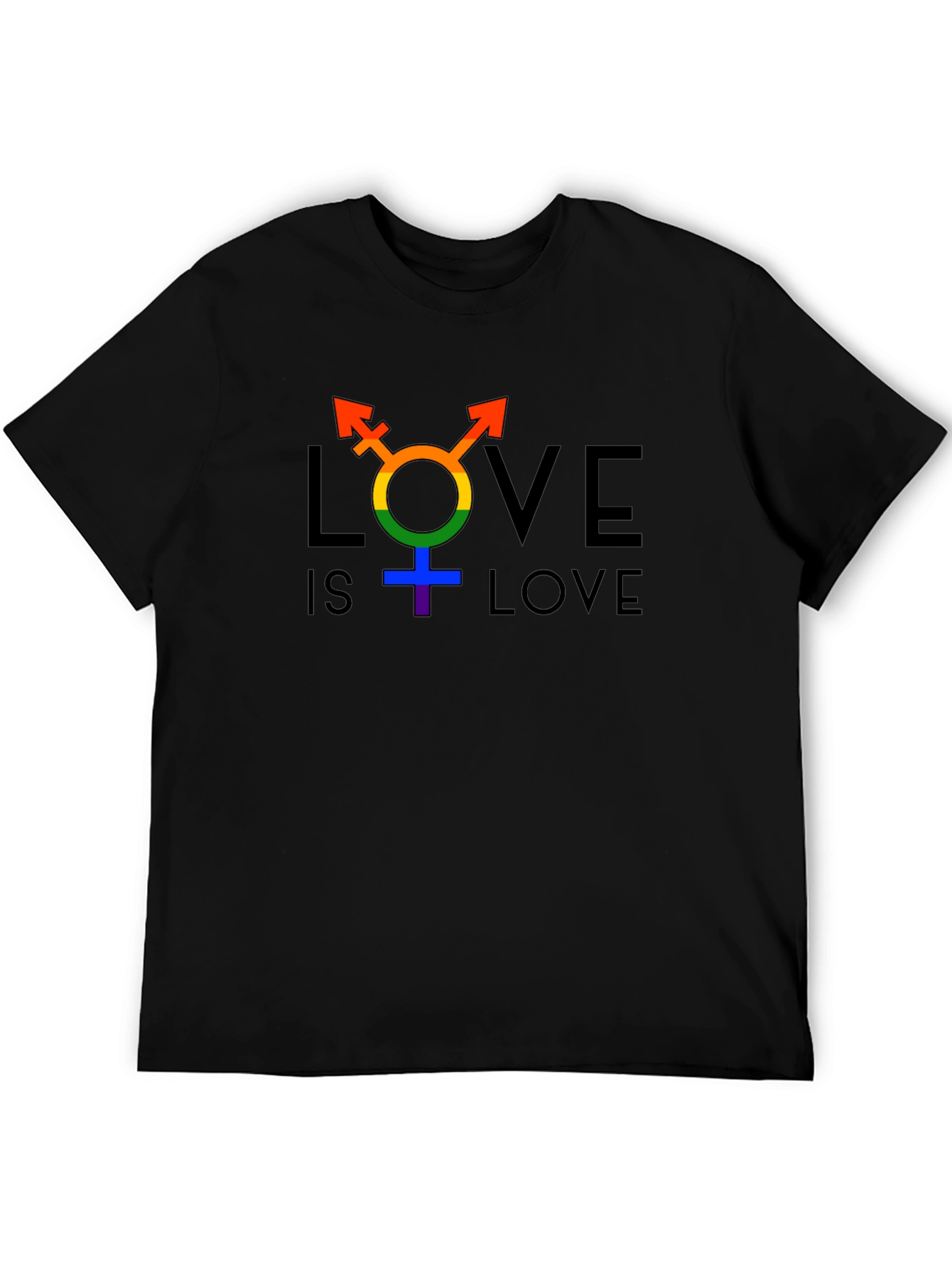 Love is Love LGBT Pride T-Shirt - Black