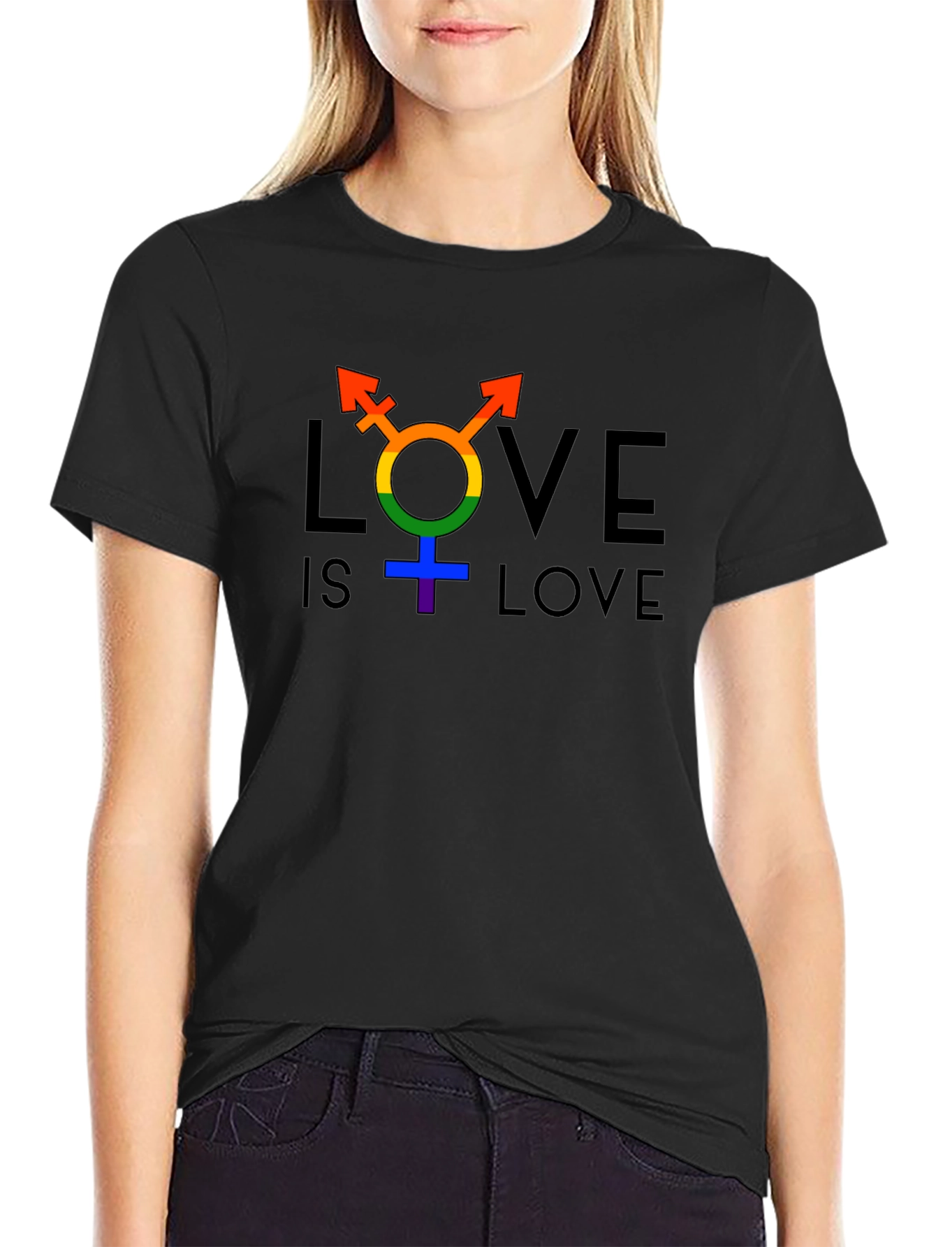 Love is Love LGBT Pride T-Shirt - Black