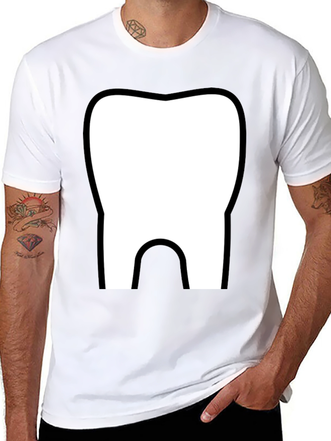 Tooth Graphic Tee - Dental Humor T-Shirt