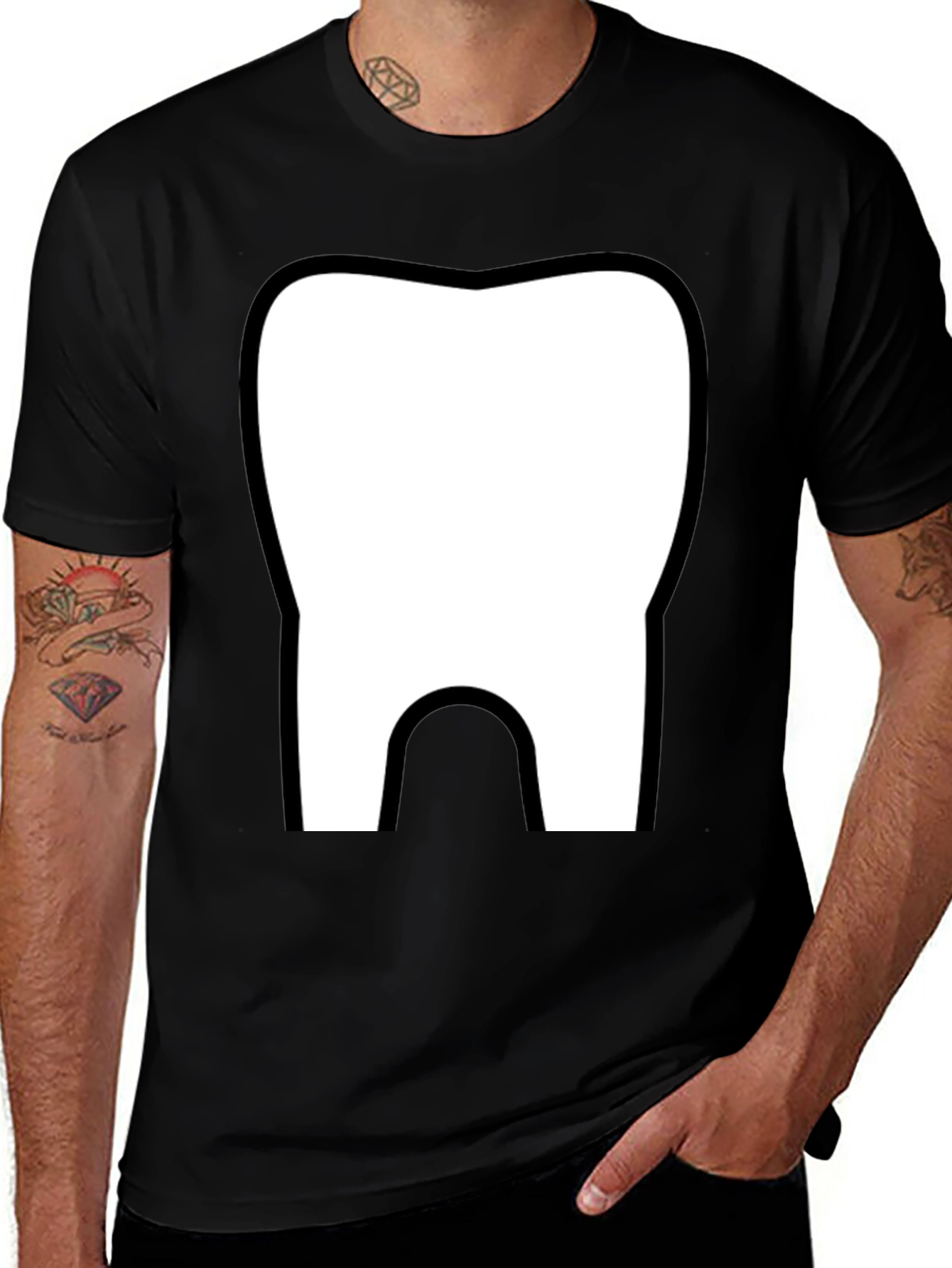 Tooth Graphic Tee - Dental Humor T-Shirt