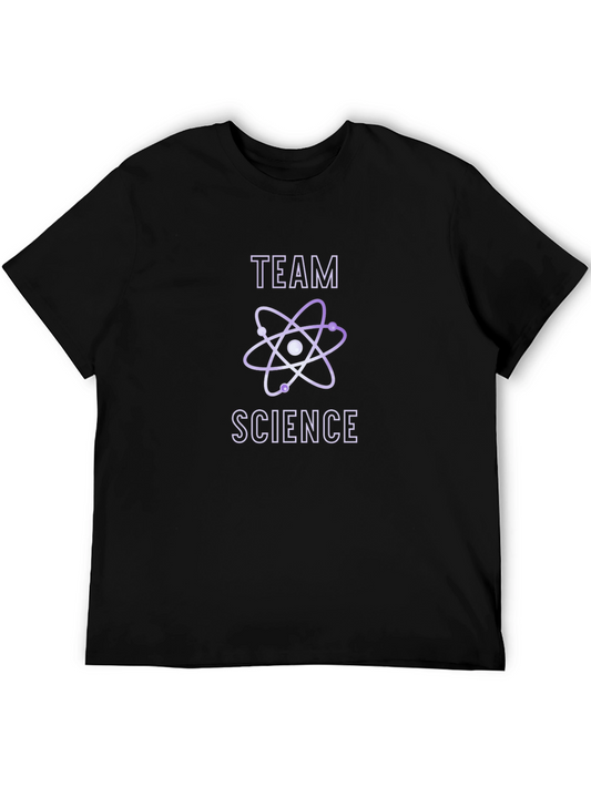 Team Science T-Shirt - Mens Black Tee