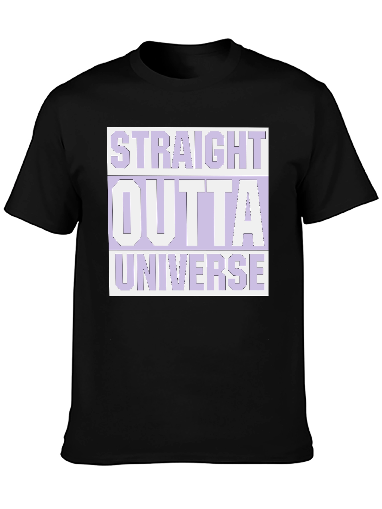 Straight Outta Universe Graphic T-Shirt