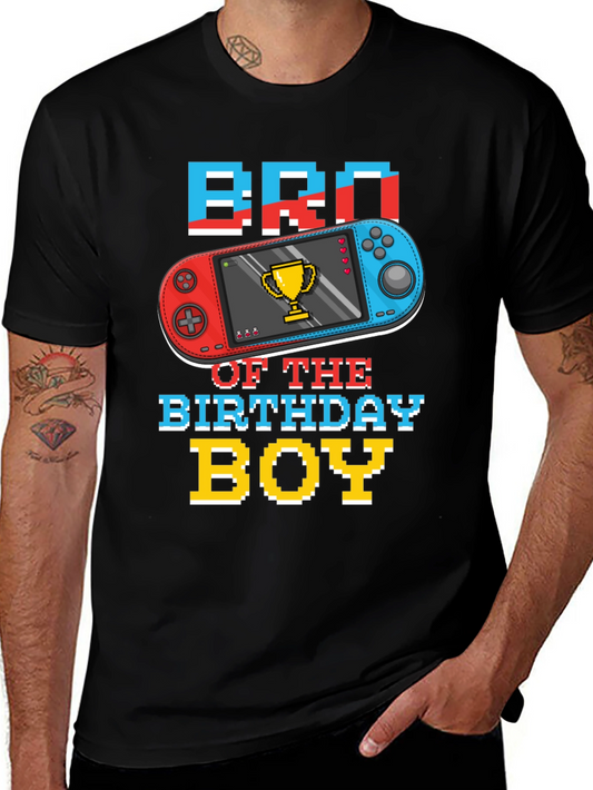 Bro of the Birthday Boy Gaming T-Shirt