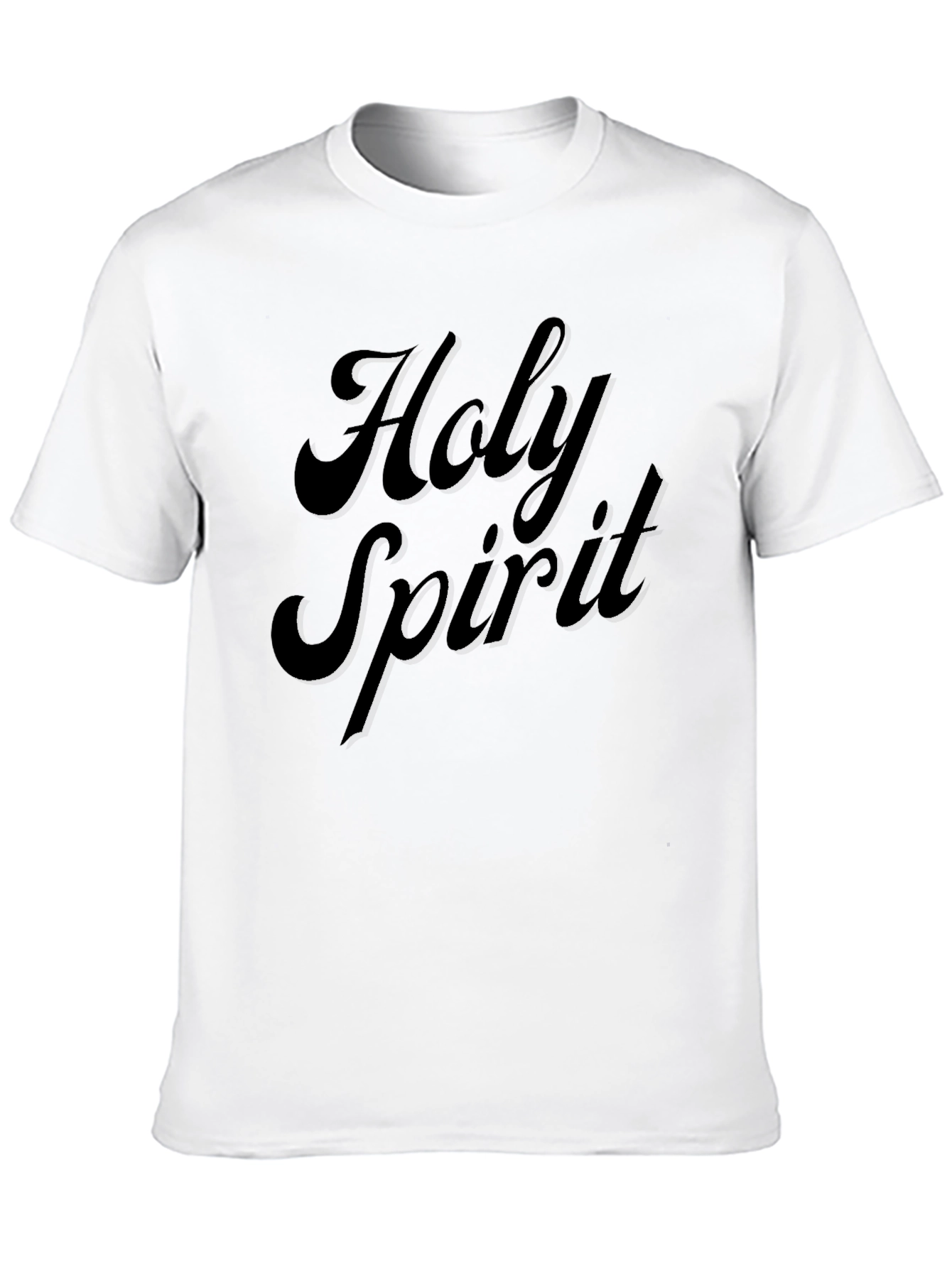 Holy Spirit Black Graphic T-Shirt