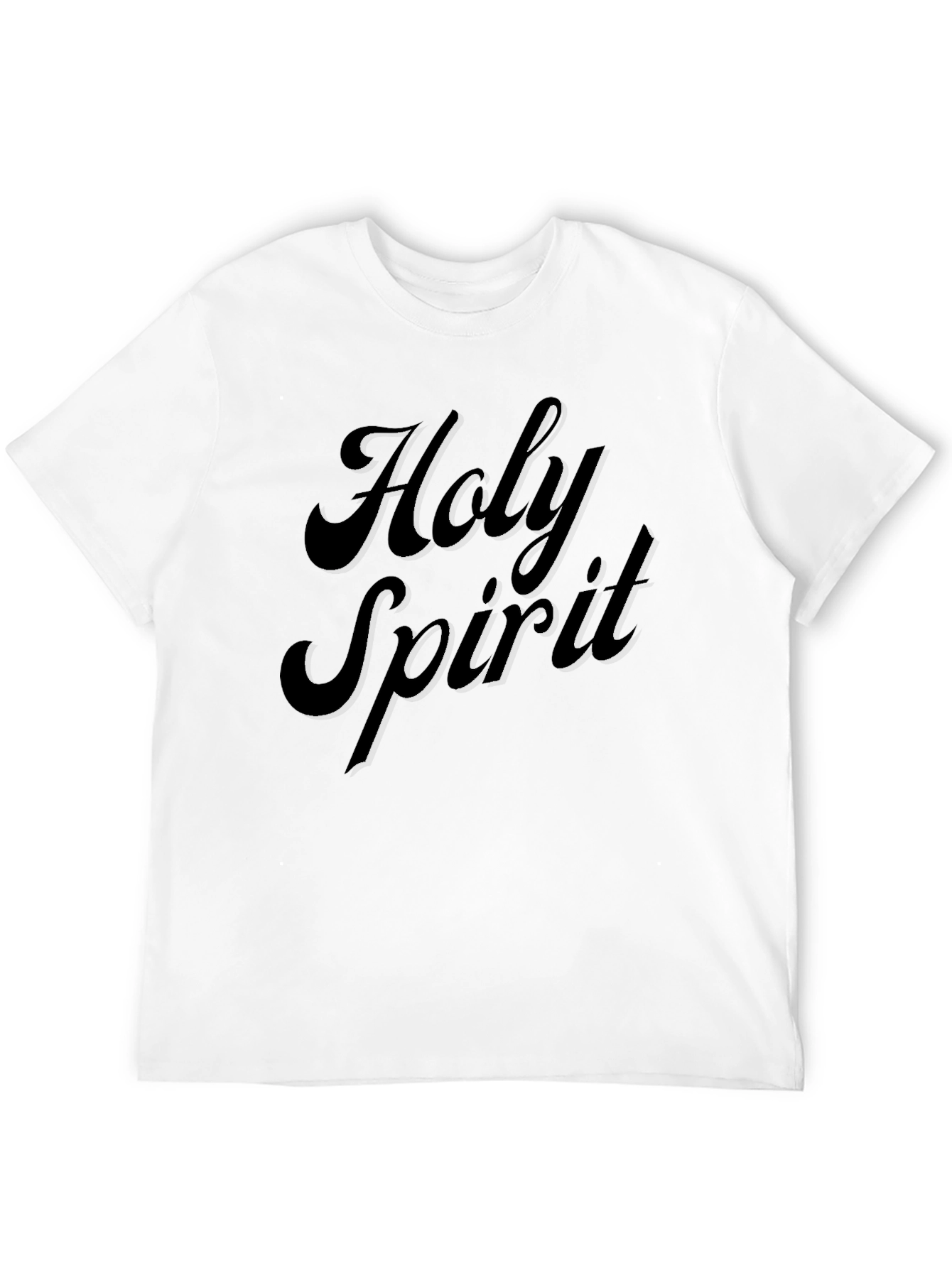 Holy Spirit Black Graphic T-Shirt