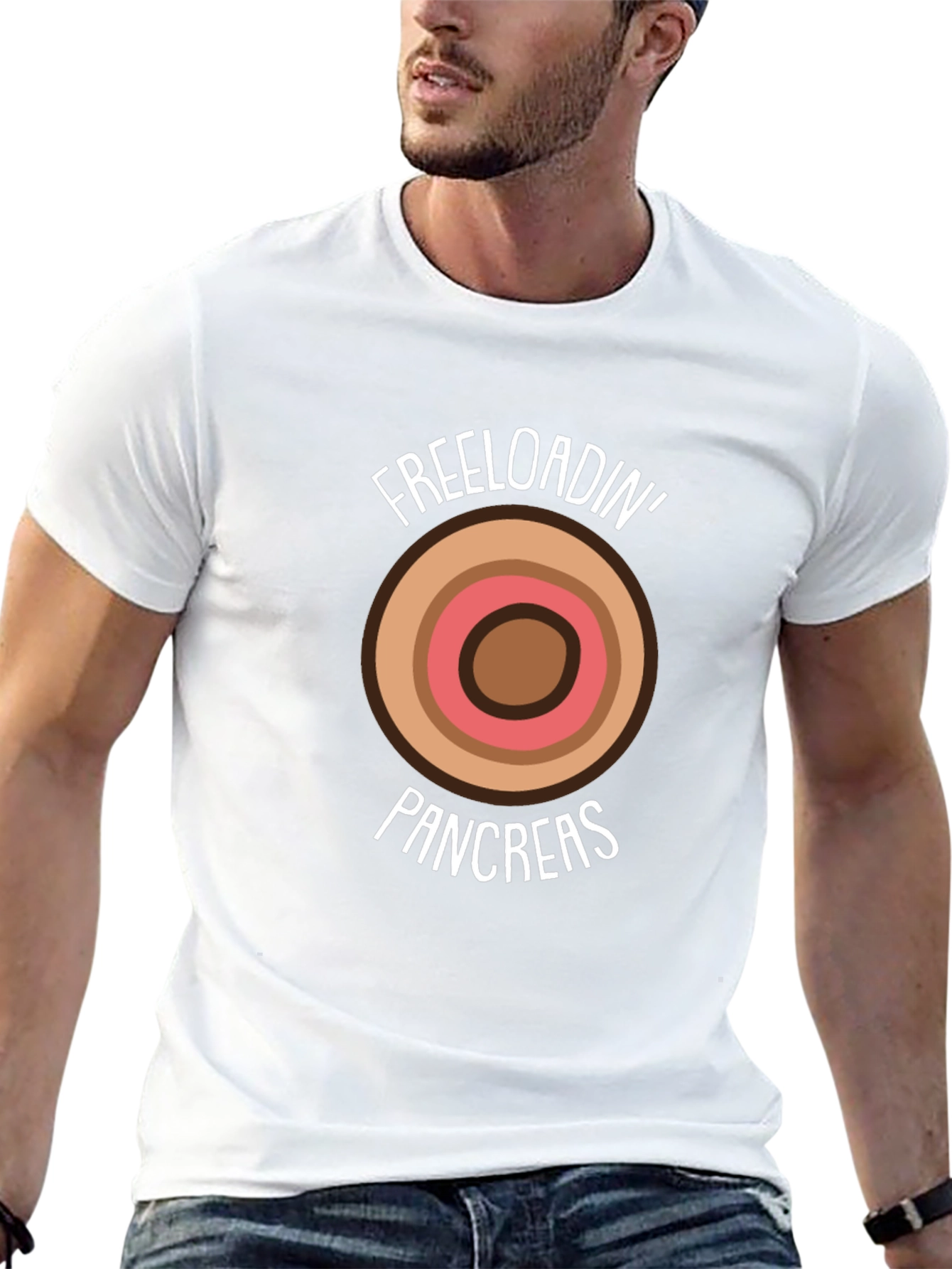 Freeloadin Pancreas Funny Diabetes Awareness T-Shirt