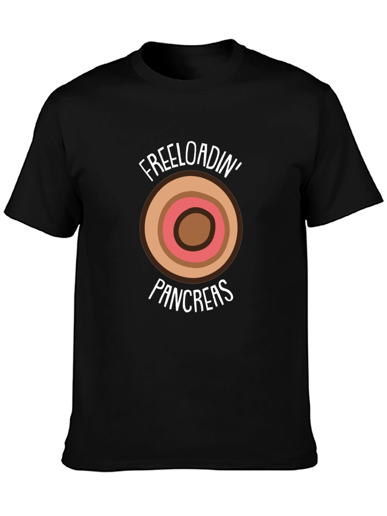 Freeloadin Pancreas Funny Diabetes Awareness T-Shirt