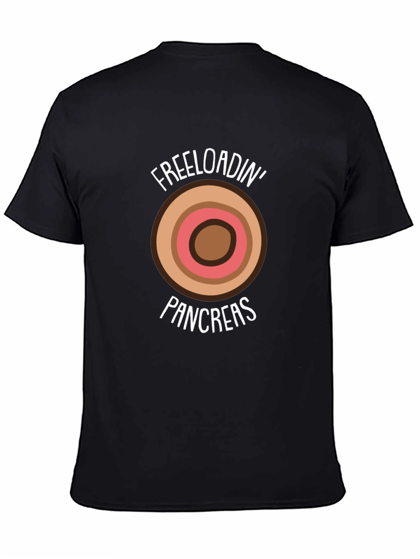 Freeloadin Pancreas Funny Diabetes Awareness T-Shirt