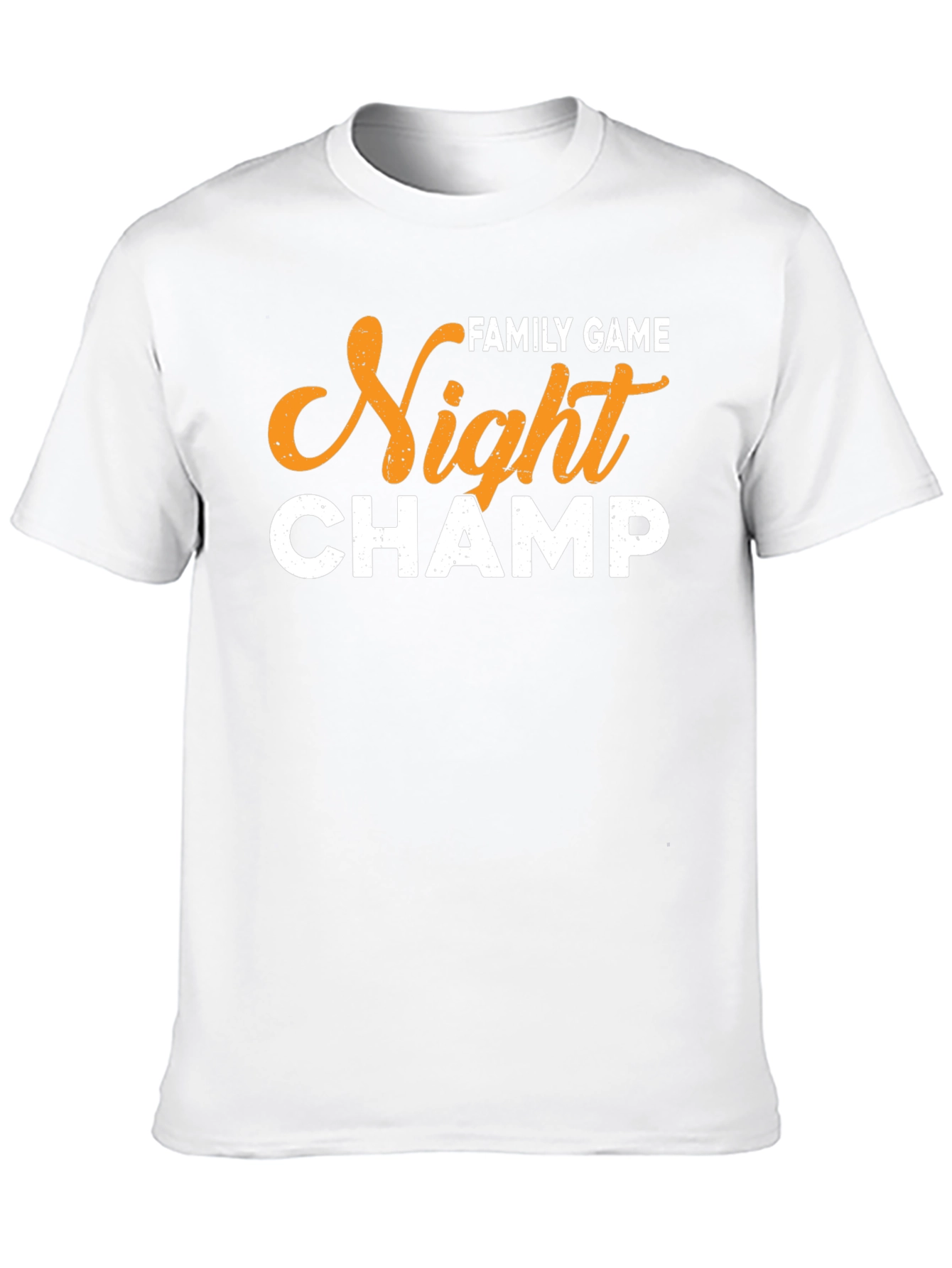Family Game Night Champ Black T-Shirt