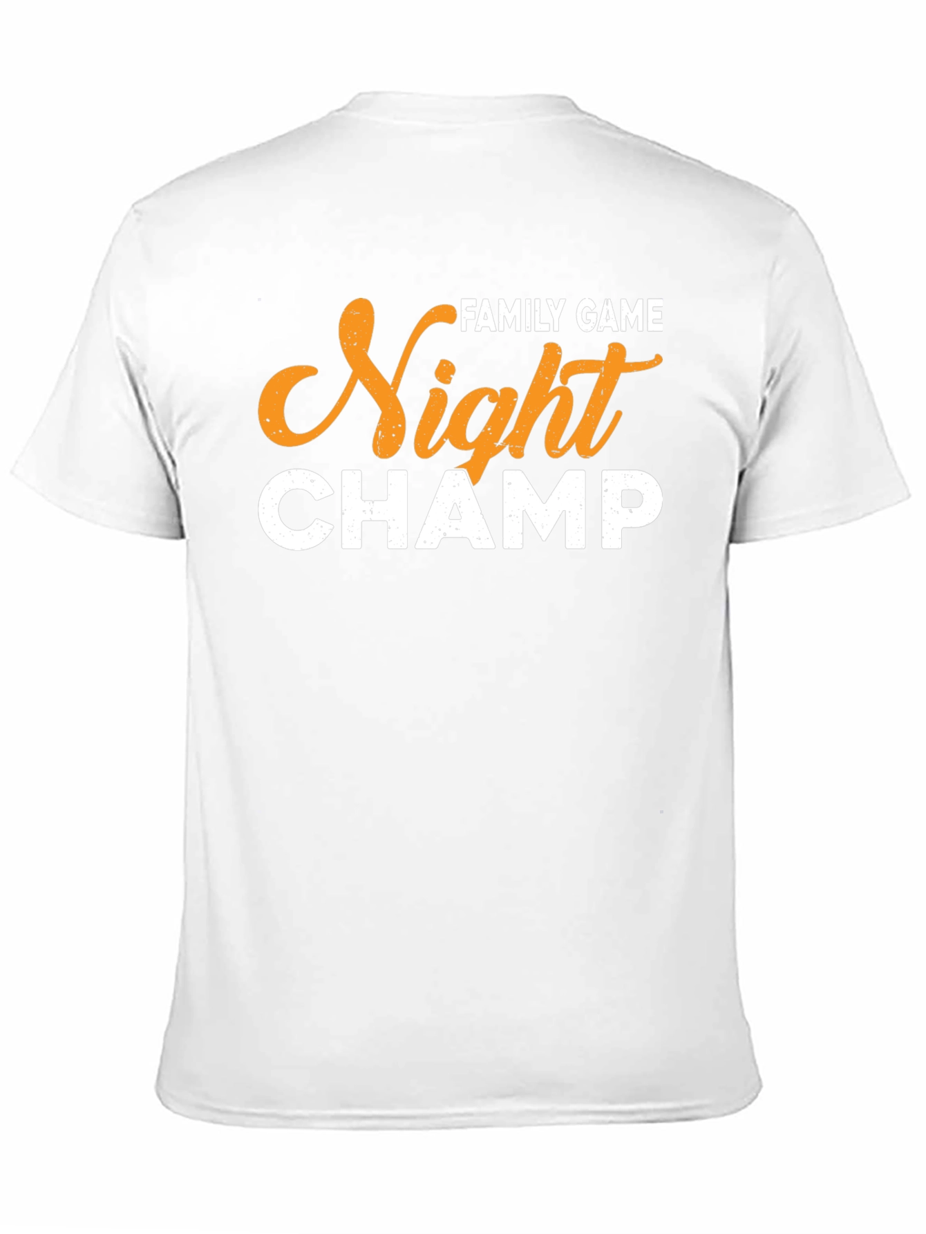 Family Game Night Champ Black T-Shirt