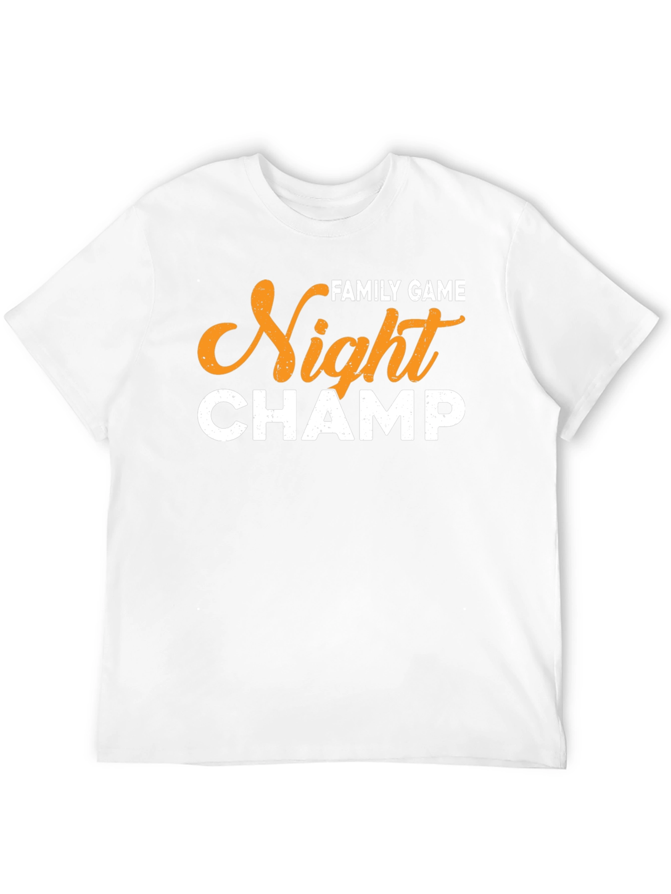 Family Game Night Champ Black T-Shirt