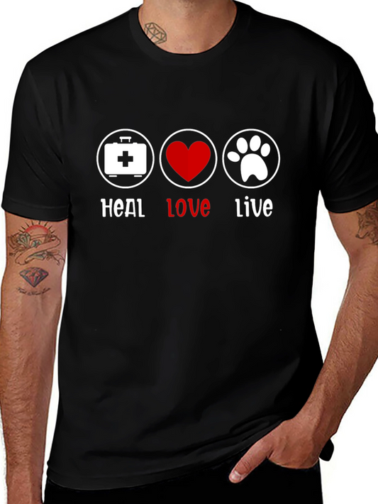 Heal Love Live Vet Tech T-Shirt